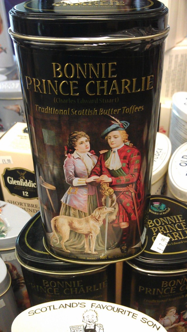 Bonnie Prince Charlie toffee, pictured in Ullapool in 2013
